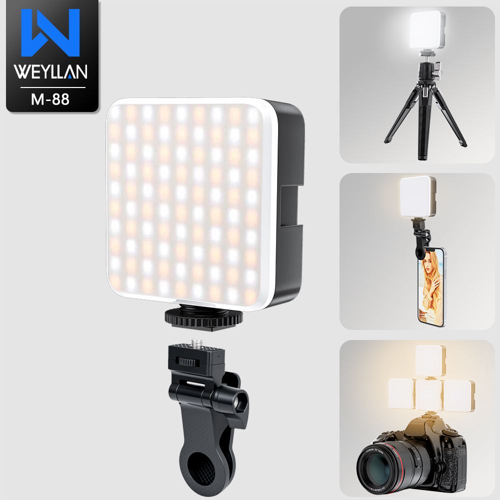 Photography Lighting Brand - WEYLLAN M-88 2000mAh LED ビデオライト 3
