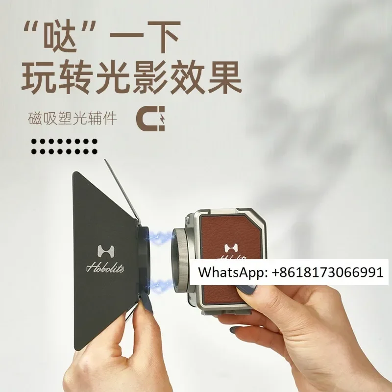Outdoor Photography Lighting Setup - ホボライトまたはマイクロ撮影ライト 8w 屋外夜間ポートレート撮影用 常時点灯、磁気式レトロデスク設置