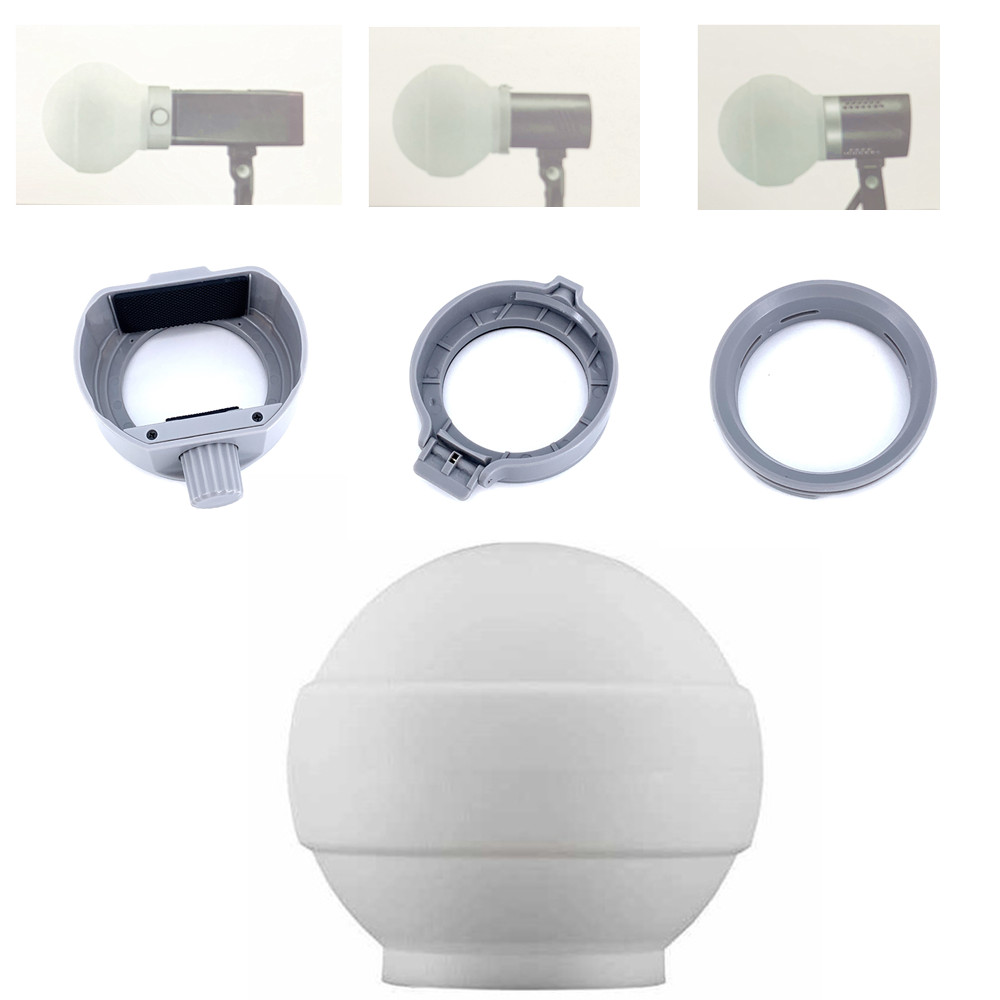 Photography Lighting Diffuser - ML-CD15シリコンディフューザーバウンスドームフラッシュ（Godox V860III V850III TT685II AD100Pro AD300Pro用アダプター付き）の汎用代替品