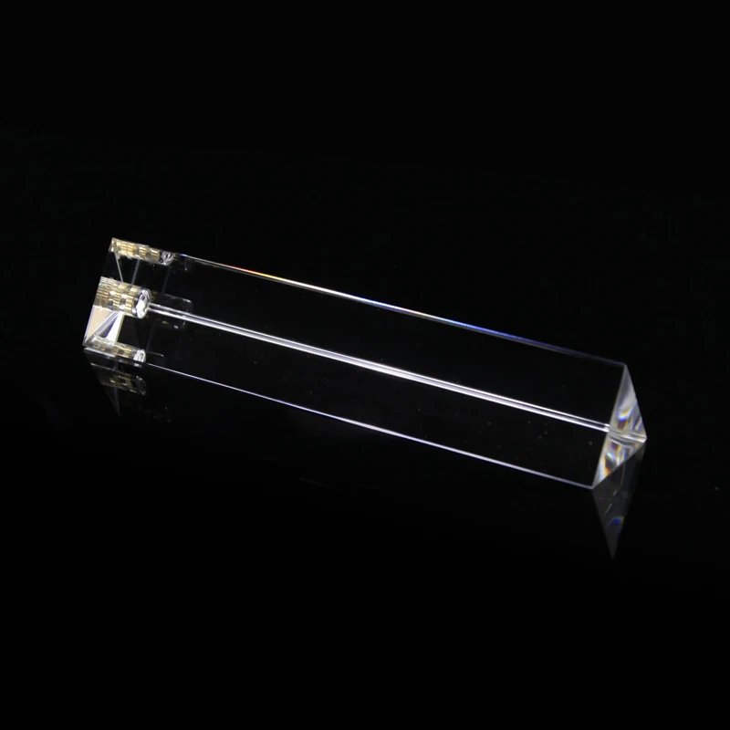 Photography Lighting Triangle - レインボーエフェクト写真用プリズム 1/4インチネジ穴付き光学ガラス 光の屈折 新鮮に穴あけされたクリスタルプリズム