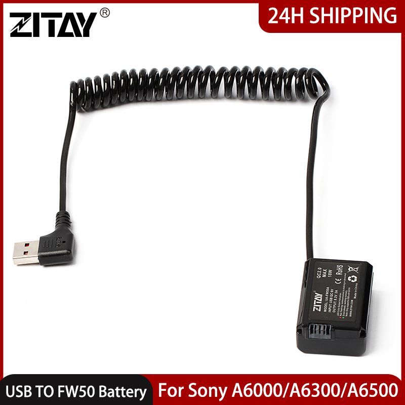 Photography Lighting For Dummies - ZITAY USB to FW50 カメラダミーバッテリー Sony