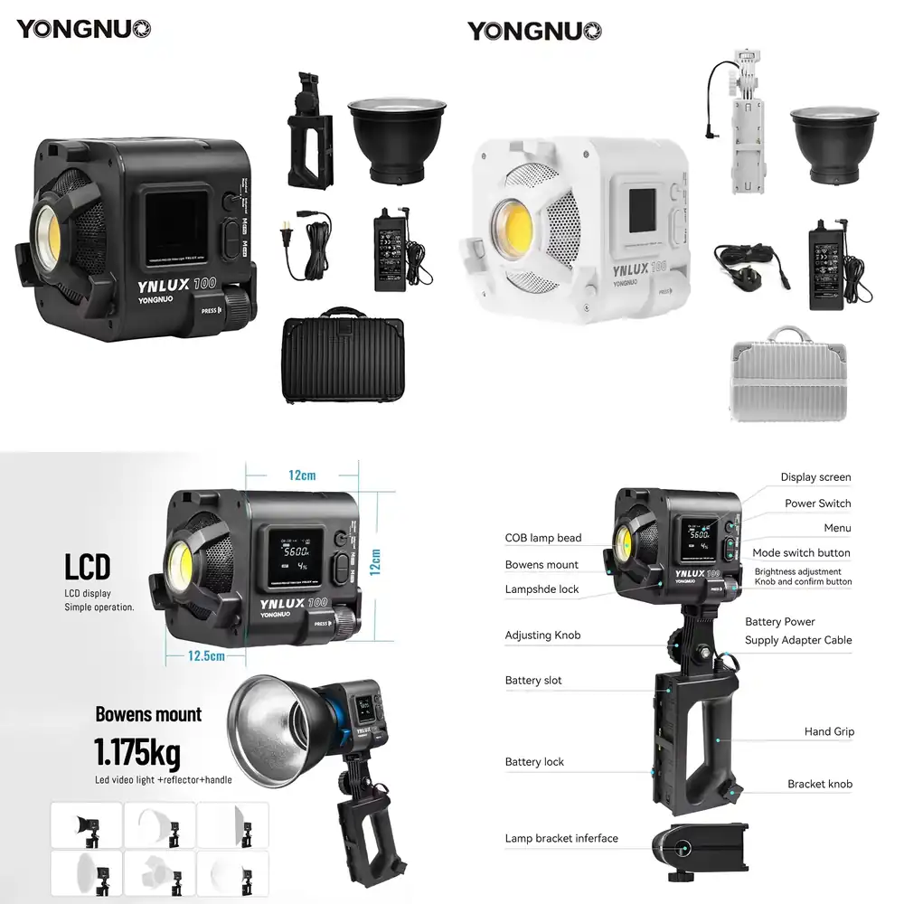 YONGNUO YNLUX100 100W 3200K-56 - Photography Lighting For Studio のレビューと価格