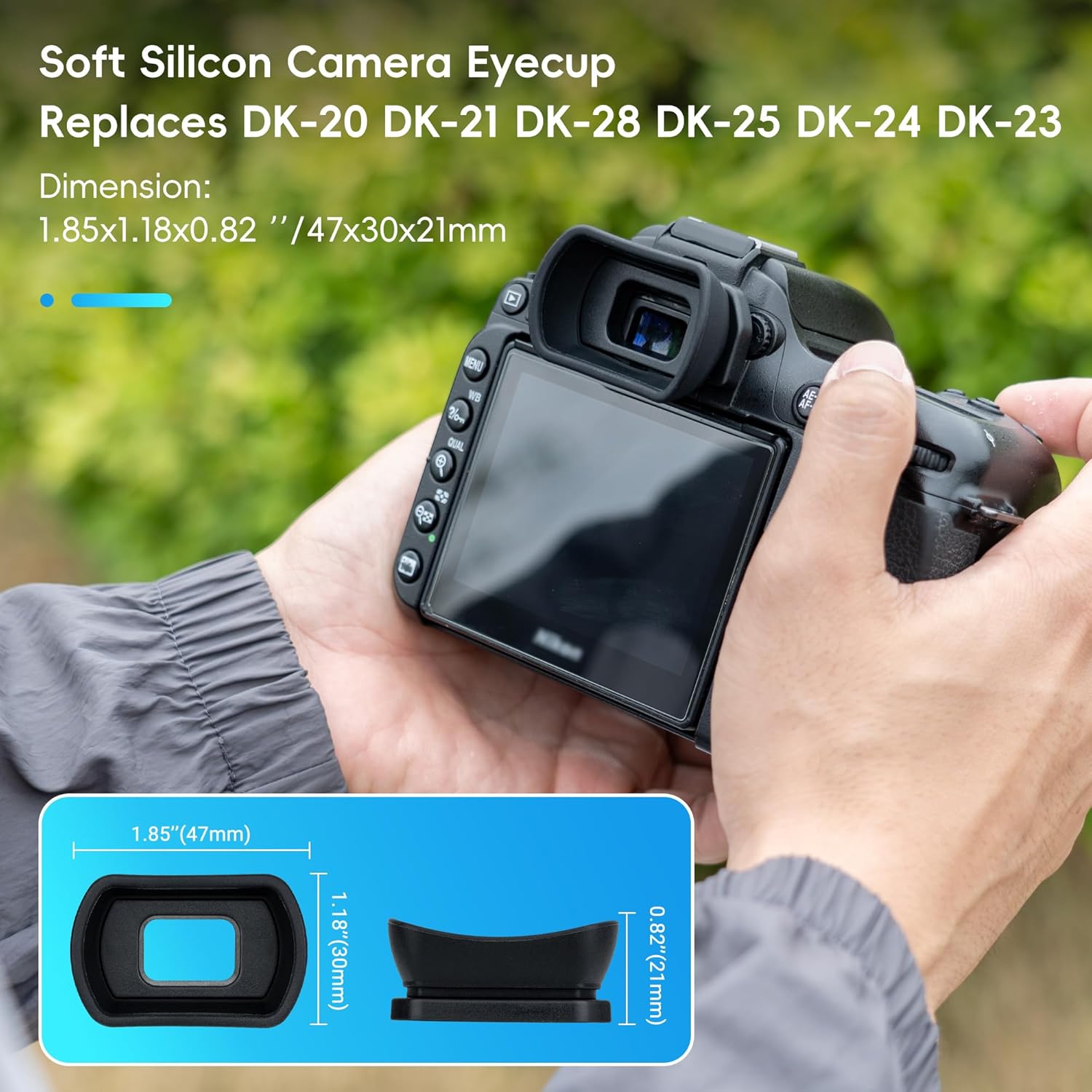カメラeyecup接眼レンズビューファインダーforNiko - Nikon Camera D3500 のレビューと価格