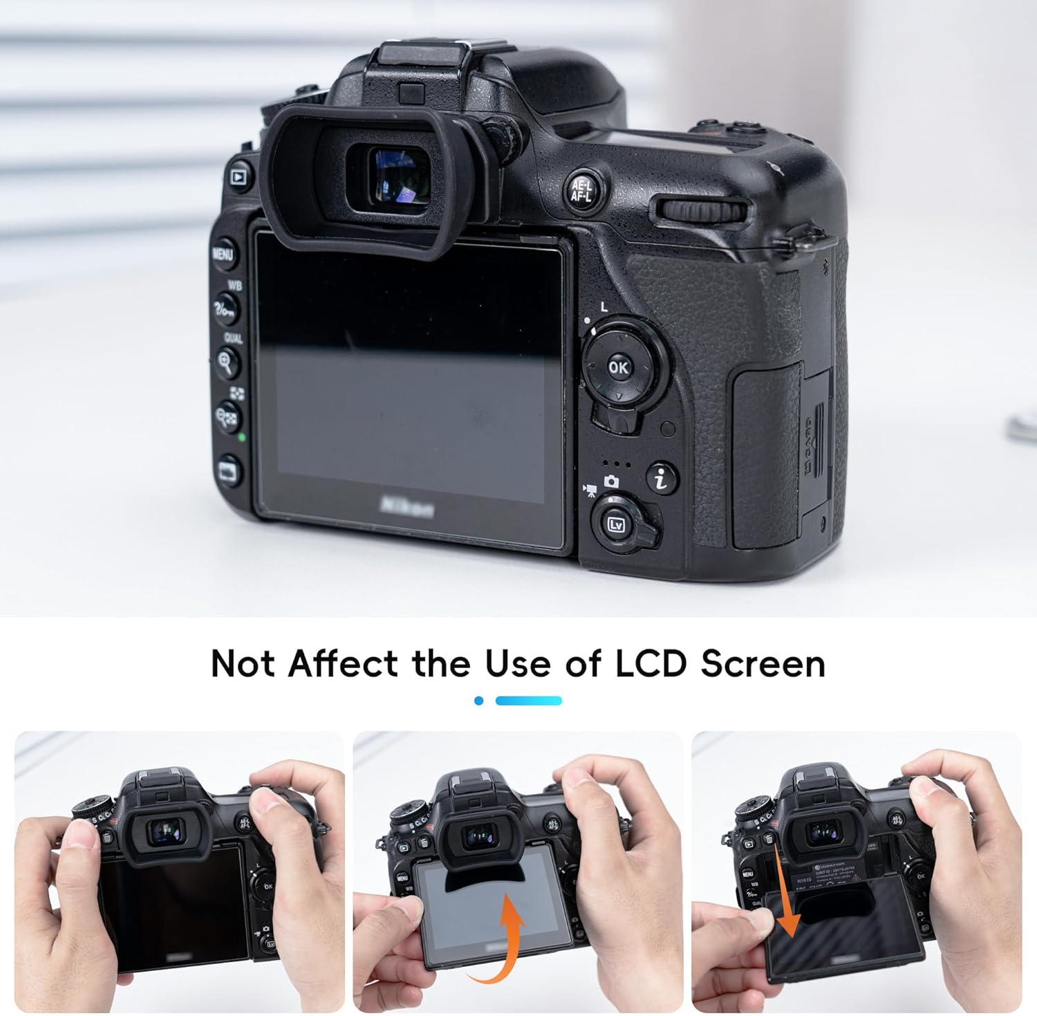 カメラeyecup接眼レンズビューファインダーforNiko - Nikon Camera D3500 のレビューと価格