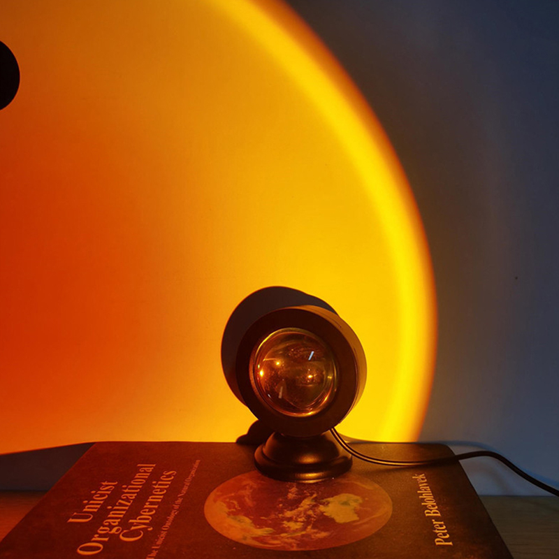 ポータブルLEDサンセットランプ,USB付きランプ,室内装飾 - Photography Lighting Home のレビューと価格