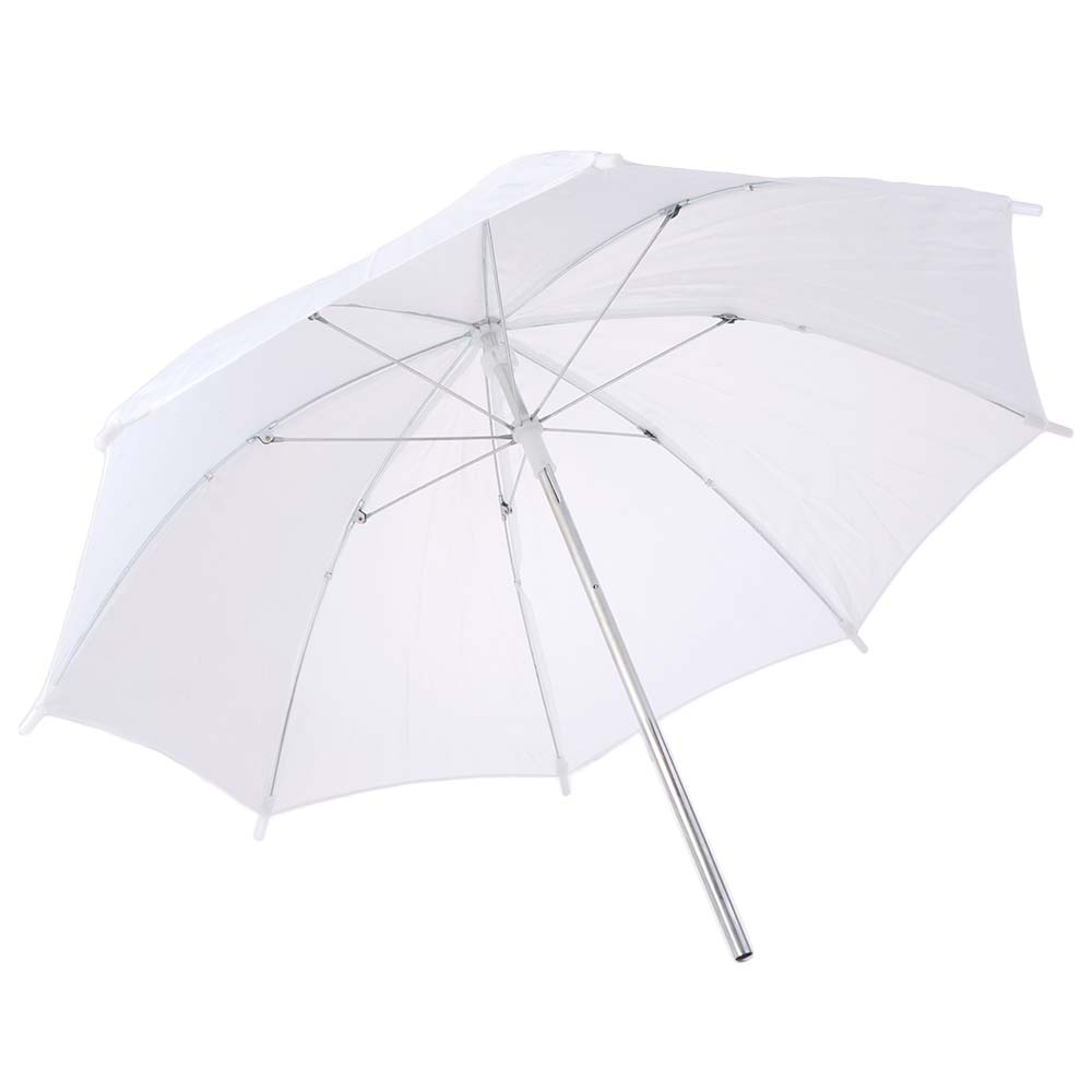 50cm/20インチ撮影用傘 金属ハンドル付き ホワイトソフ - Photography Lighting Diffuser のレビューと価格
