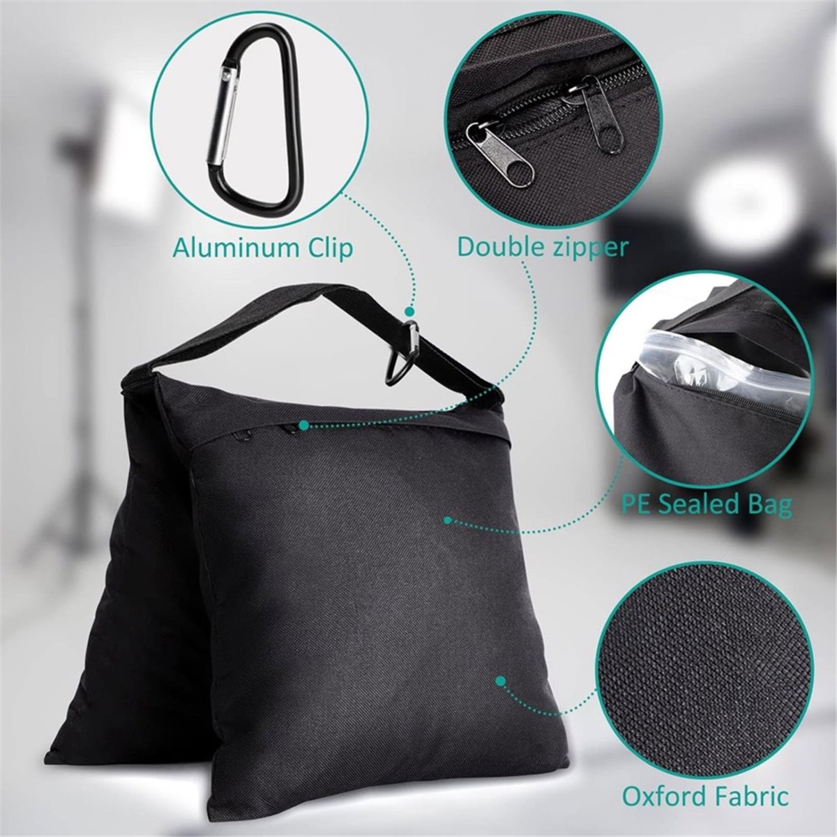 DT75BG 8パックサンドバッグ ウェイトバッグ ライトス - Light Stand Sandbag のレビューと価格