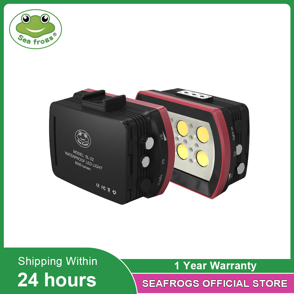Seafrogs 40 メートル防水 LED ライト 600 - Photography Lighting Brand のレビューと価格
