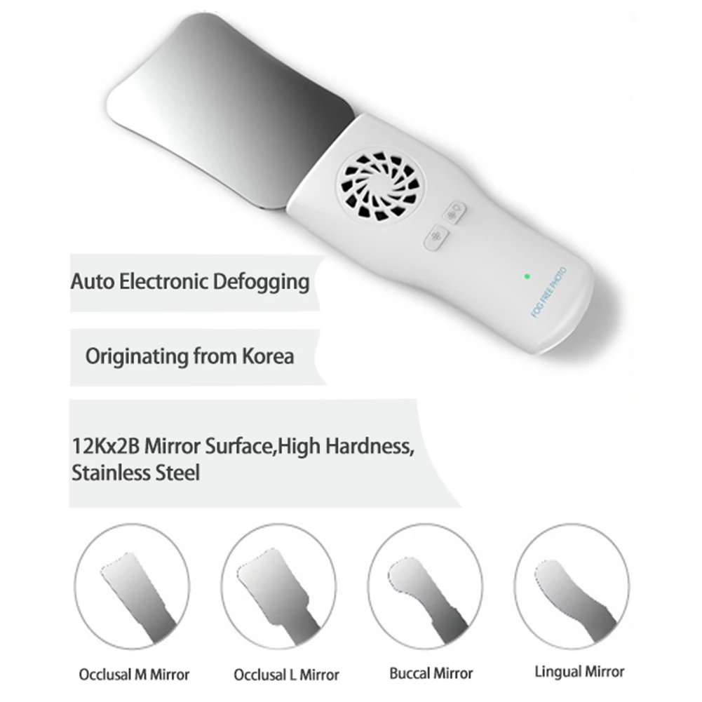 歯科防曇ミラーセット矯正リフレクター LED ライト付き曇り - Photography Lighting Setup のレビューと価格