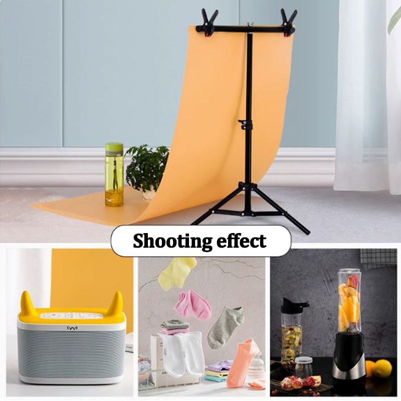 T字型写真撮影用背景スタンド 幅19.6インチ 小型T字型サ - Photography Lighting Setup のレビューと価格