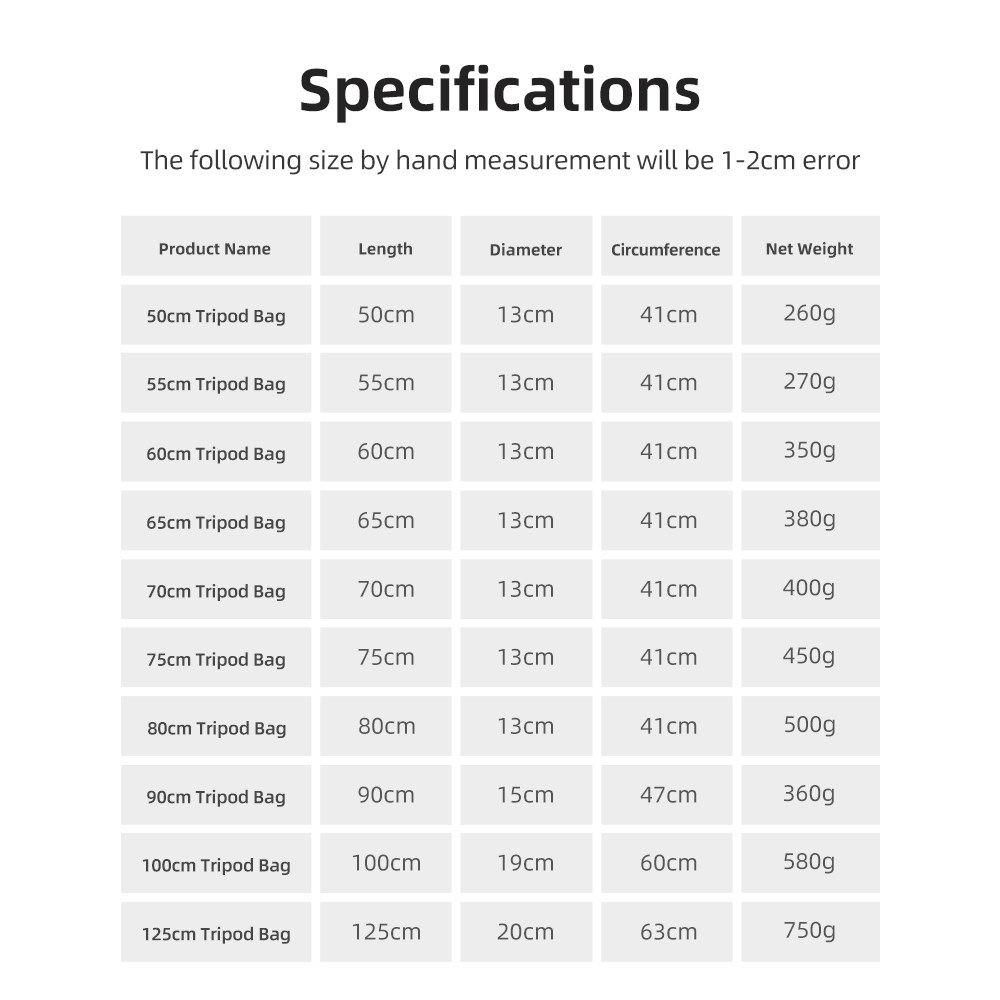 55/60/65/70/75/80/100/125 センチメ - Photography Lighting Gear のレビューと価格
