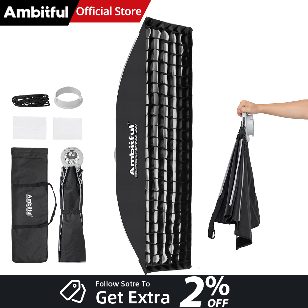 AMBITFUL Q7-II 30*120cm ボーエンズマ - Photography Lighting Setup のレビューと価格