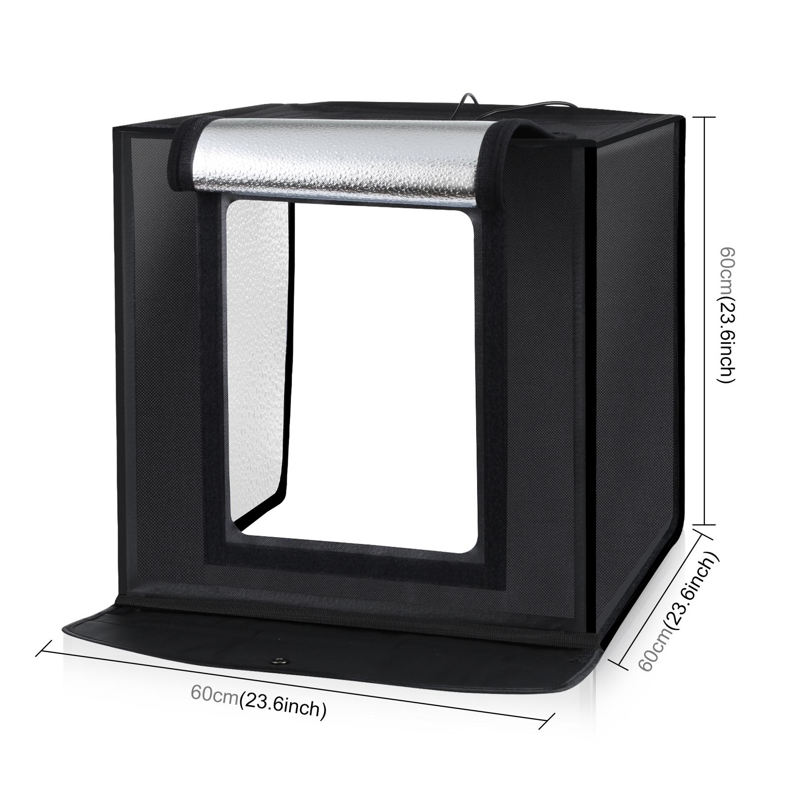 PULUZ 60cm写真スタジオライトボックス ポータブル  - Photography Lighting Setup のレビューと価格