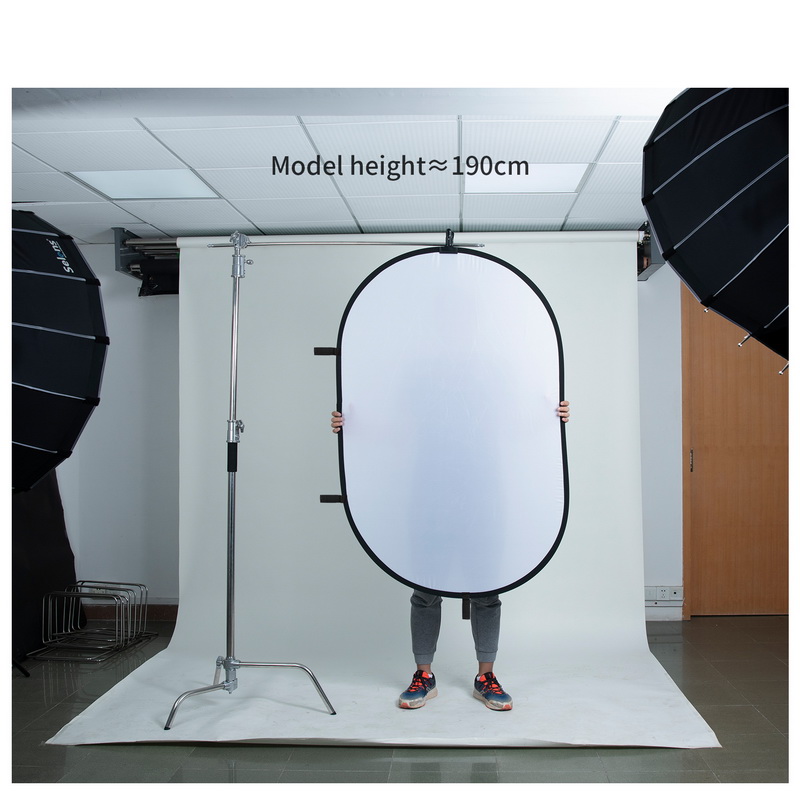 楕円形の折りたたみ式ソフトフォトライト,100x150cm, - Photography Lighting Diffuser のレビューと価格
