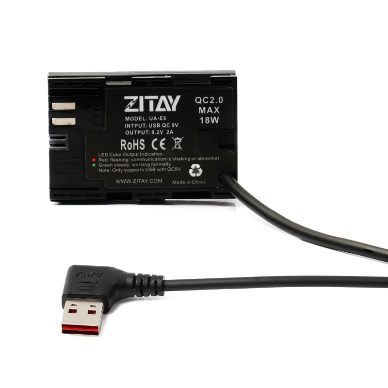 ZITAY USB to LP-E6 カメラダミーバッテリー - Photography Lighting For Dummies のレビューと価格