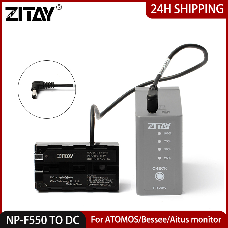 ZITAY NP-F550 ダミーバッテリー TO DC電源 - Photography Lighting For Dummies のレビューと価格