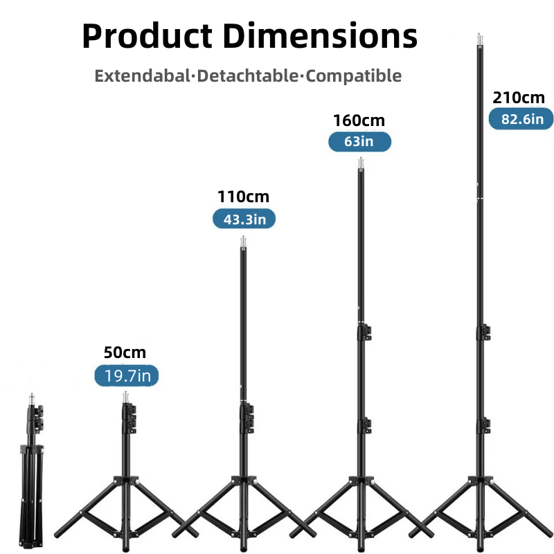 RP01-B ヘビーデューティーメタル合金ライトスタンド 1 - Photography Lighting Setup のレビューと価格